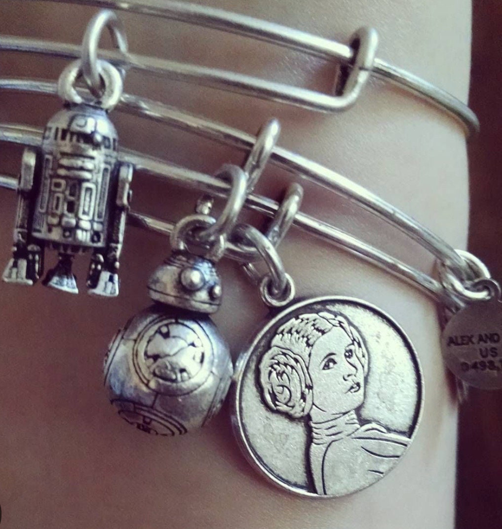 Alex and Ani - Disney Exclusive Star Wars - Princess Leia Charm Bangle Bracelet