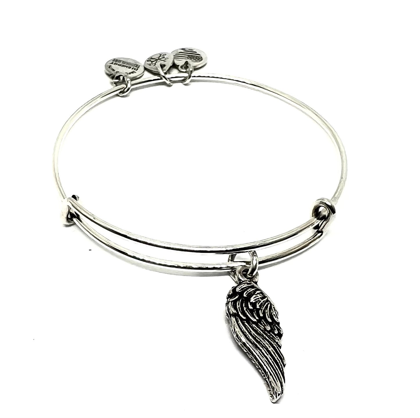 Alex and Ani - Wings Charms Bangle Bracelets , Set of 2 Bracelets or A Single Charm Bangle, Gift for You and Your BFF
