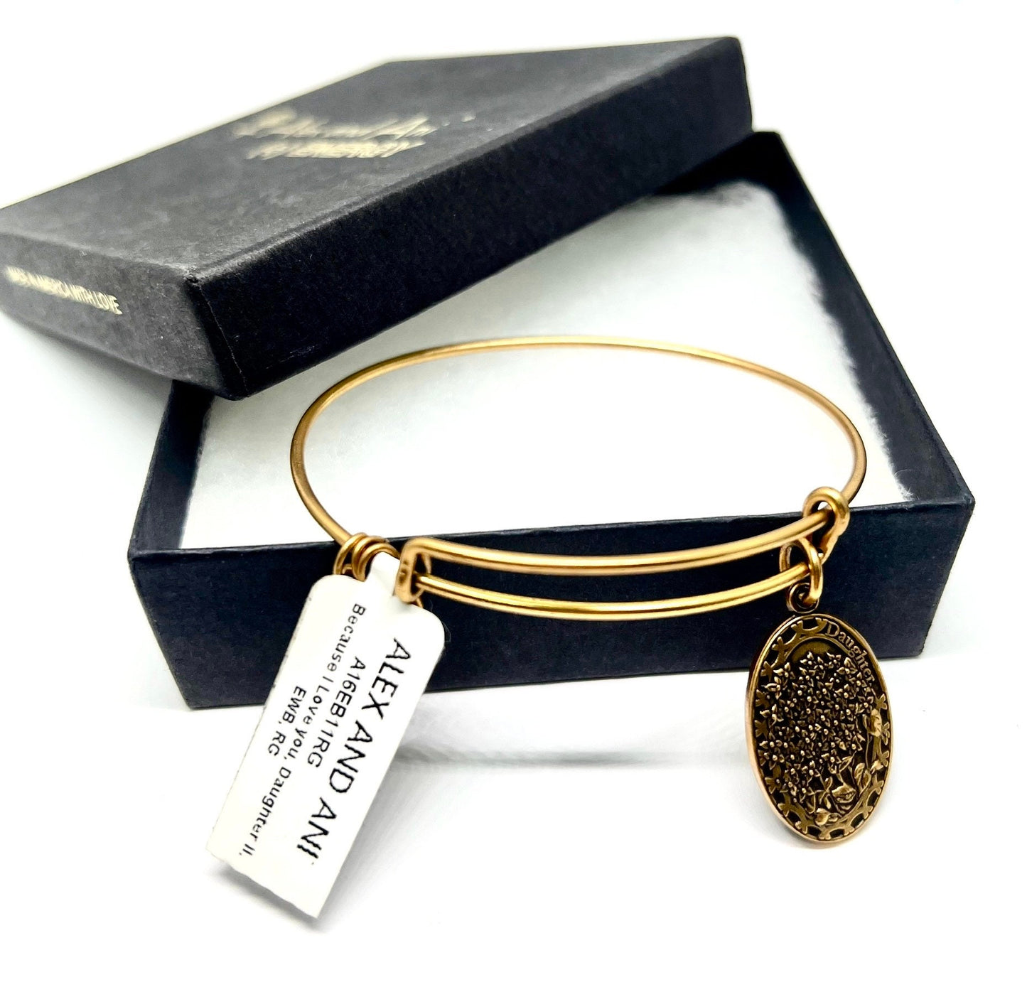 Alex and Ani - Because I Love You Daughter II Charm Bangle Bracelet