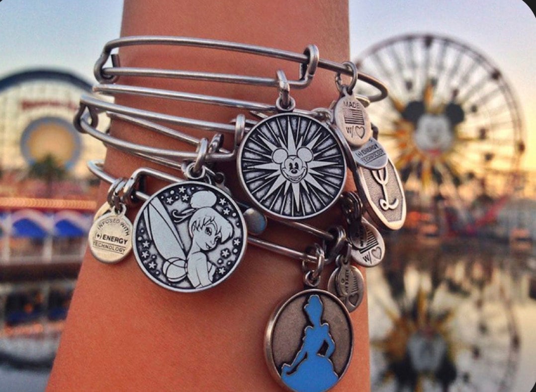 Alex and Ani - Disney Park Exclusive Charm Bracelet - Calif. Adventure’s Mickey's Fun Wheel, New In Box, Rafaelian Gold, Collectable