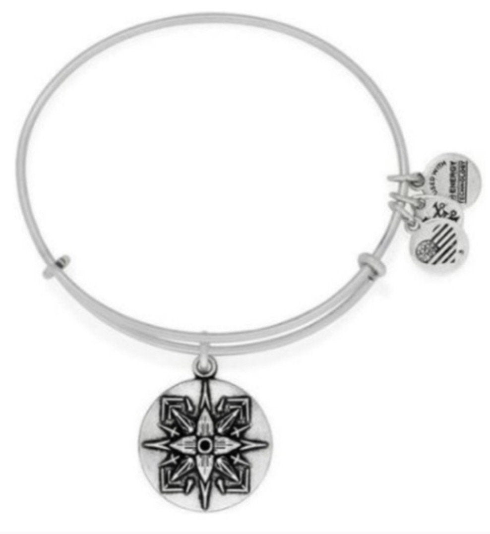 Alex and Ani - Healing Love Charm Bangle Bracelet - Rafaelian Gold®, Adjustable, Stackable, Collector’s Gift for Her