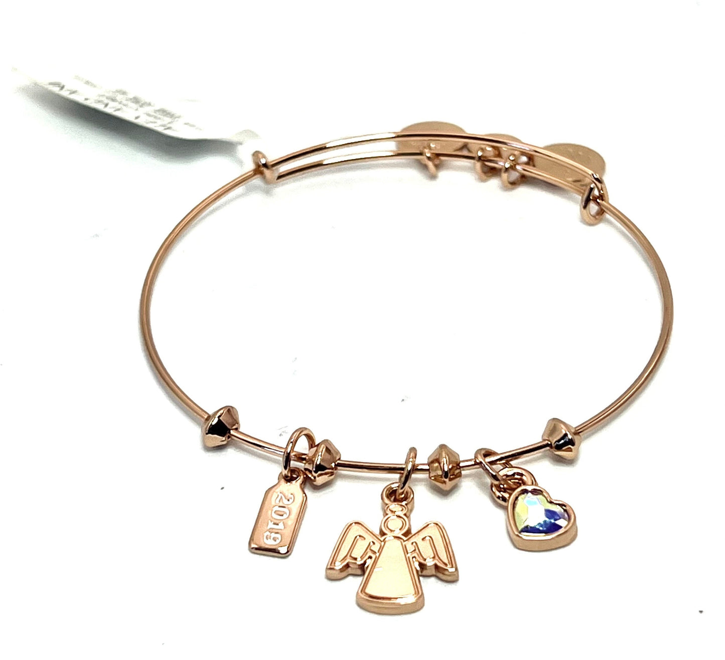 Alex and Ani, Tree Topper Angel Trio Charm Bangle Bracelet