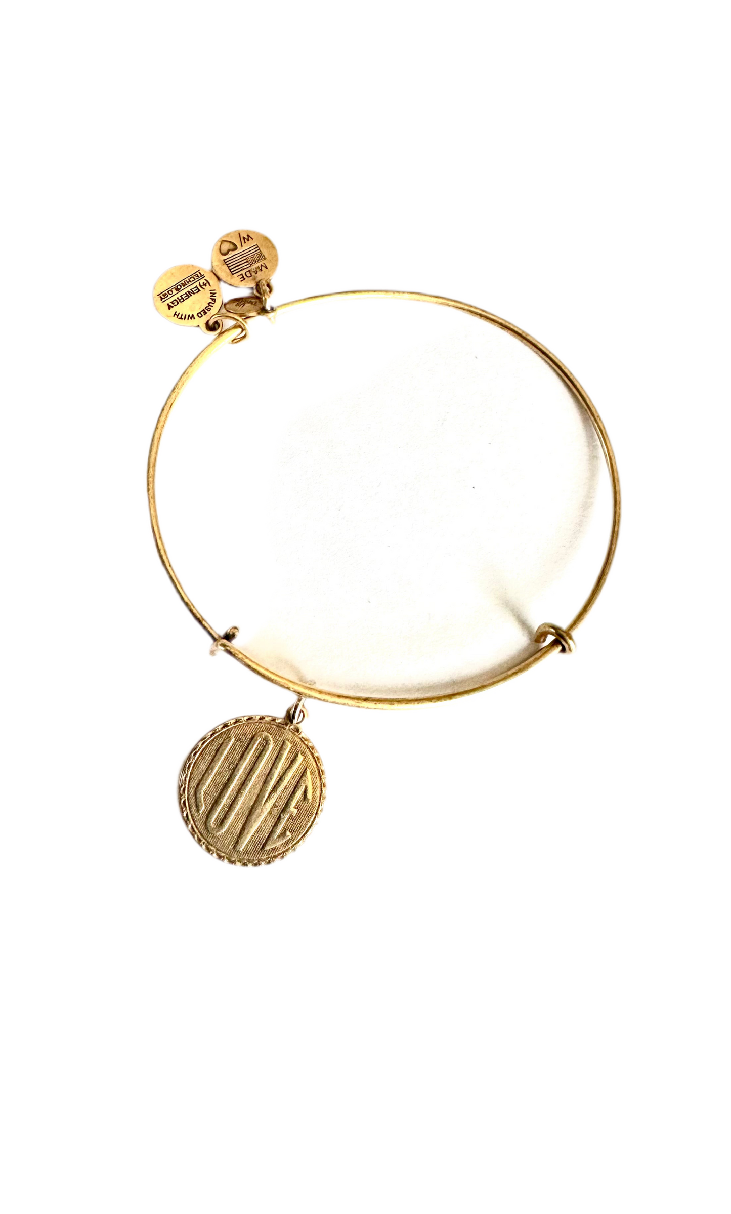 Alex and Ani - Various Styles LOVE Charm Bangles Bracelet Retired& Rare