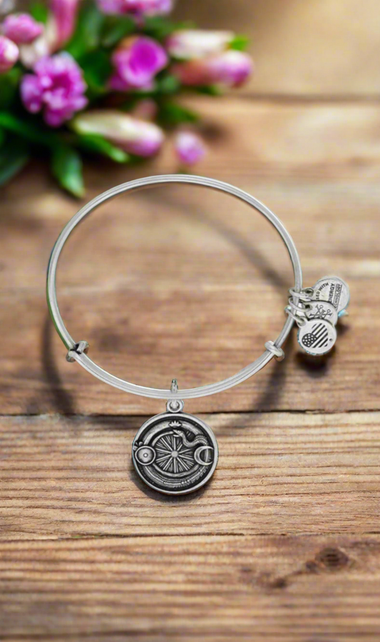 Alex and Ani - Ouroboros Charm Bangle Bracelet