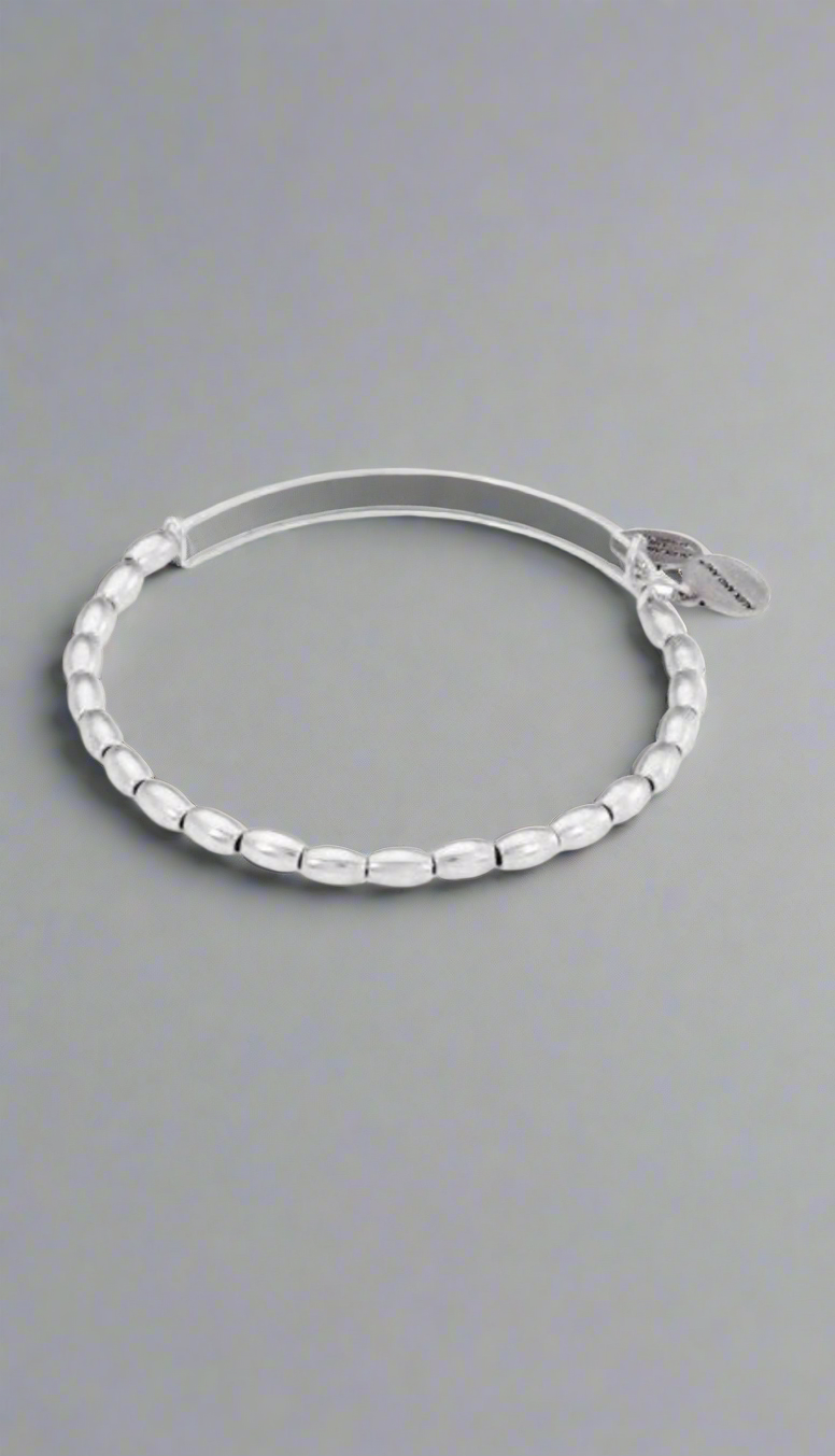 Alex and Ani - May Emerald Swarovski Crystal Charm + Open Heart Charm & Jordan Beaded Bangle Bracelets