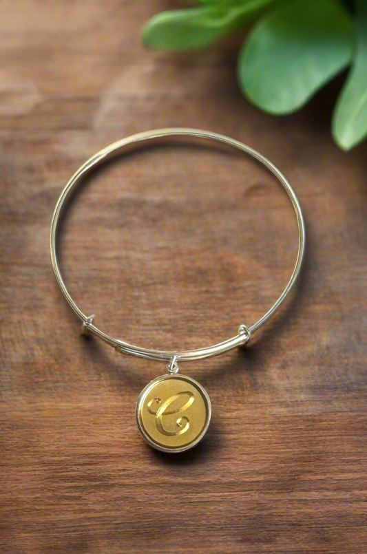Alex and Ani - Precious Metals Initial “C” Bracelet Bangle