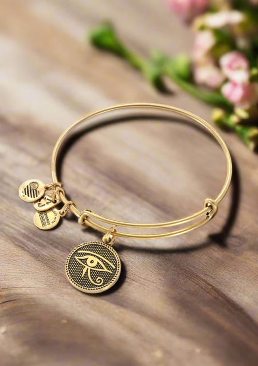 Alex and Ani – Eye of Horus Charm Bangle Bracelet