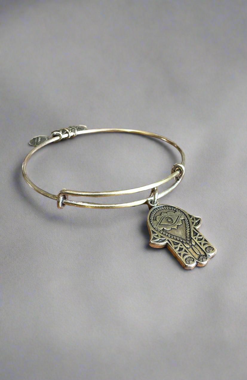 Alex and Ani - Hand Of Fatima Charm Bangle Bracelet