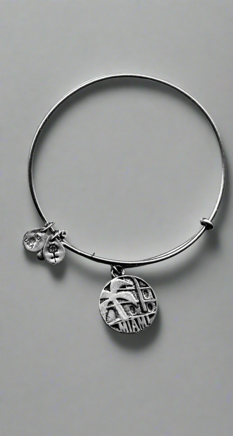 Alex and Ani - Places We Love Miami Destination Charm Bangle Bracelet, 2 Styles