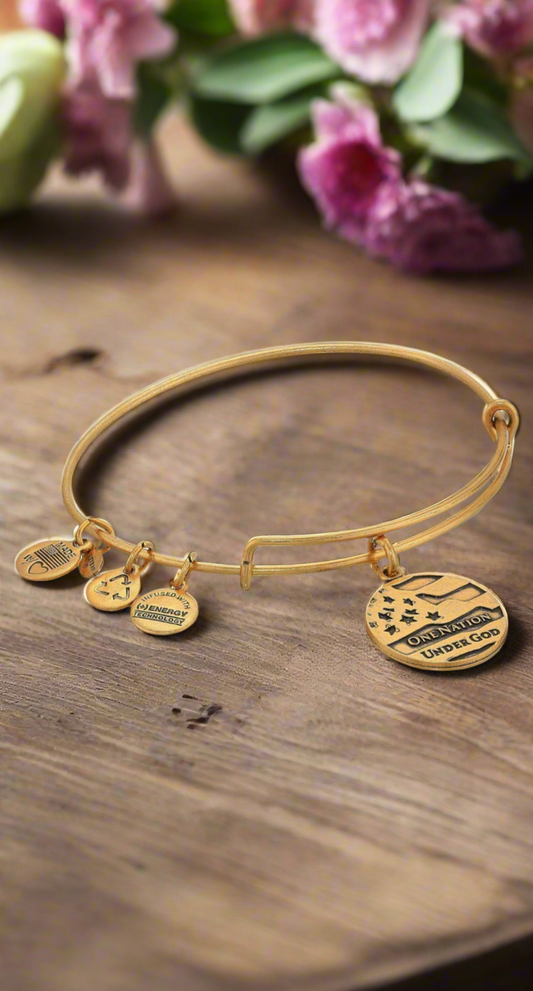 Alex and Ani - One Nation Under God Charm Bangle Bracelet