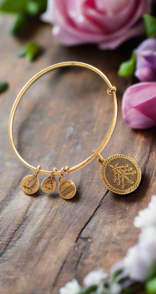 Alex and Ani - Seven Swords Charm Bangle Bracelet, Retired