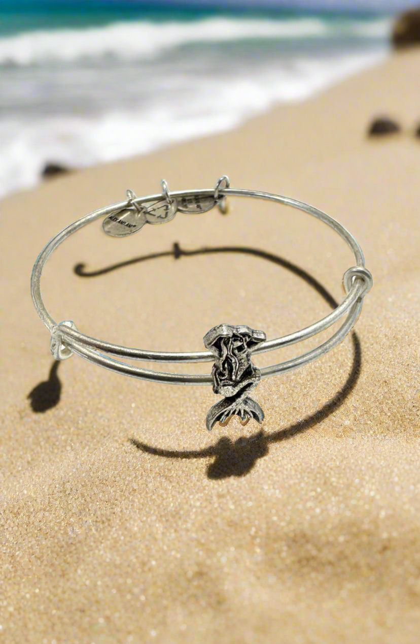 Alex and Ani - Mermaid - Mistress of the Sea Slider Charm Bangle Bracelet