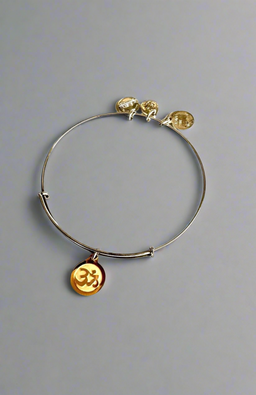 Alex and Ani - Precious Metals Ohm Charm Bangle Bracelet