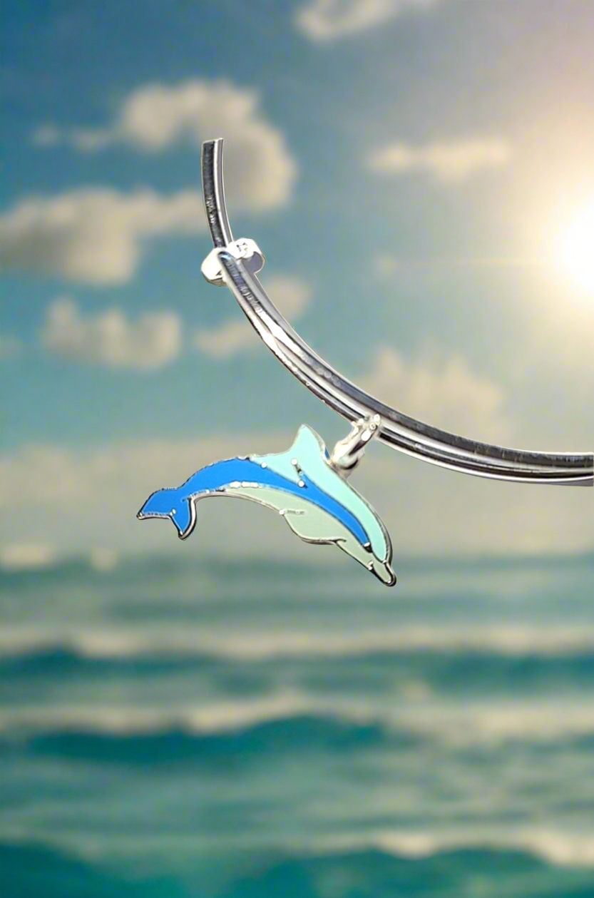 Alex and Ani - Dolphin Charm Bangle Bracelet