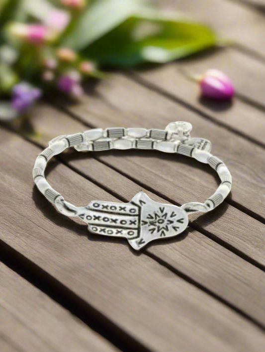 Alex and Ani - Hand Of Fatima Vintage 66 Wrap Bracelet