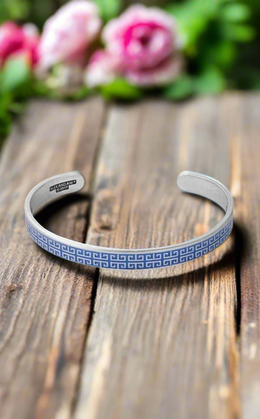 Alex and Ani – Color Infusion Indigo Cuff Rafaelian Silver