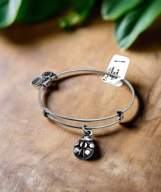 Alex and Ani - The Lady Bug Charm Bangle Bracelet