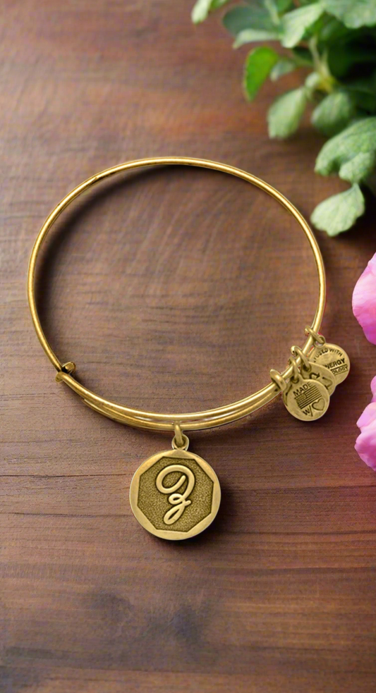 Alex and Ani - “Z” Initial Bracelet Charm Bangle - New With Tags