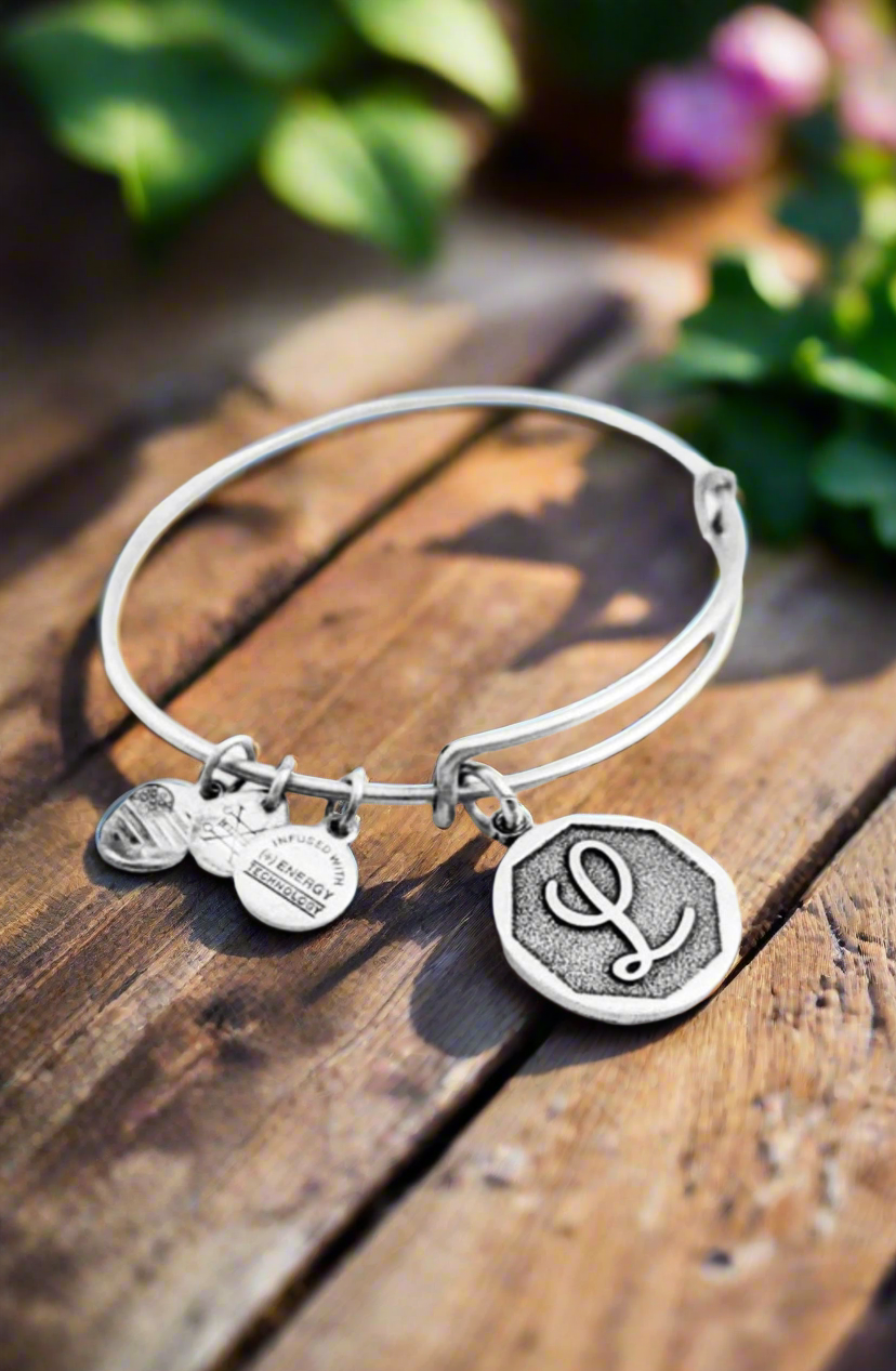 Alex and Ani - “L” Initial Bangle Bracelet