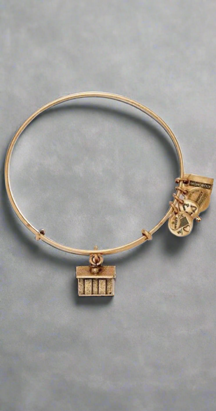 Alex and Ani - Monopoly House Charm Bangle Bracelet