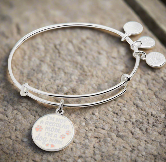 Alex and Ani - 'I’m A Dog Mom' Charm Bangle Bracelet