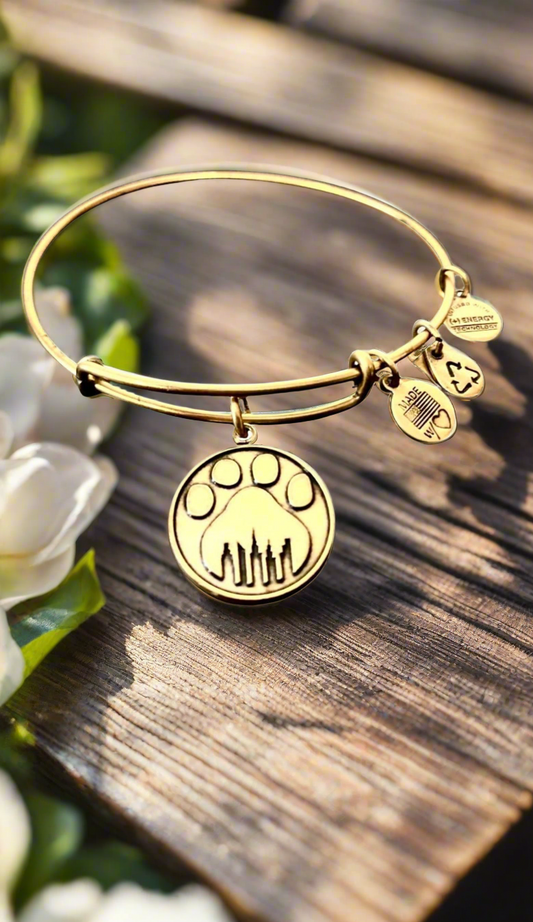 Alex and Ani - Prints of Love Charm Bangle with NY Skyline