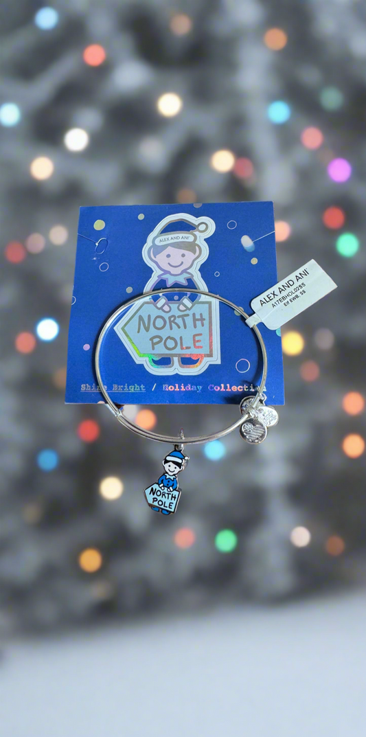 Alex and Ani - North Pole Elf Charm Bangle Bracelet