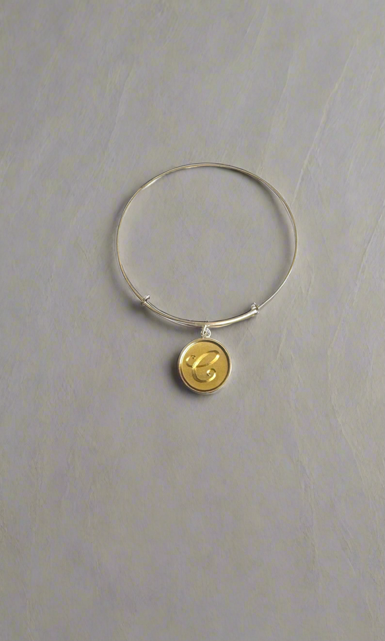 Alex and Ani - Precious Metals Initial “C” Bracelet Bangle