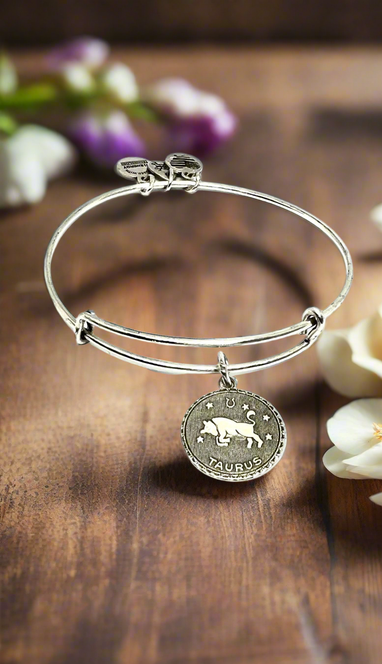 Alex and Ani - Taurus Charm Bangle, 4/20 - 5/20, Retired & Rare, 2 Styles