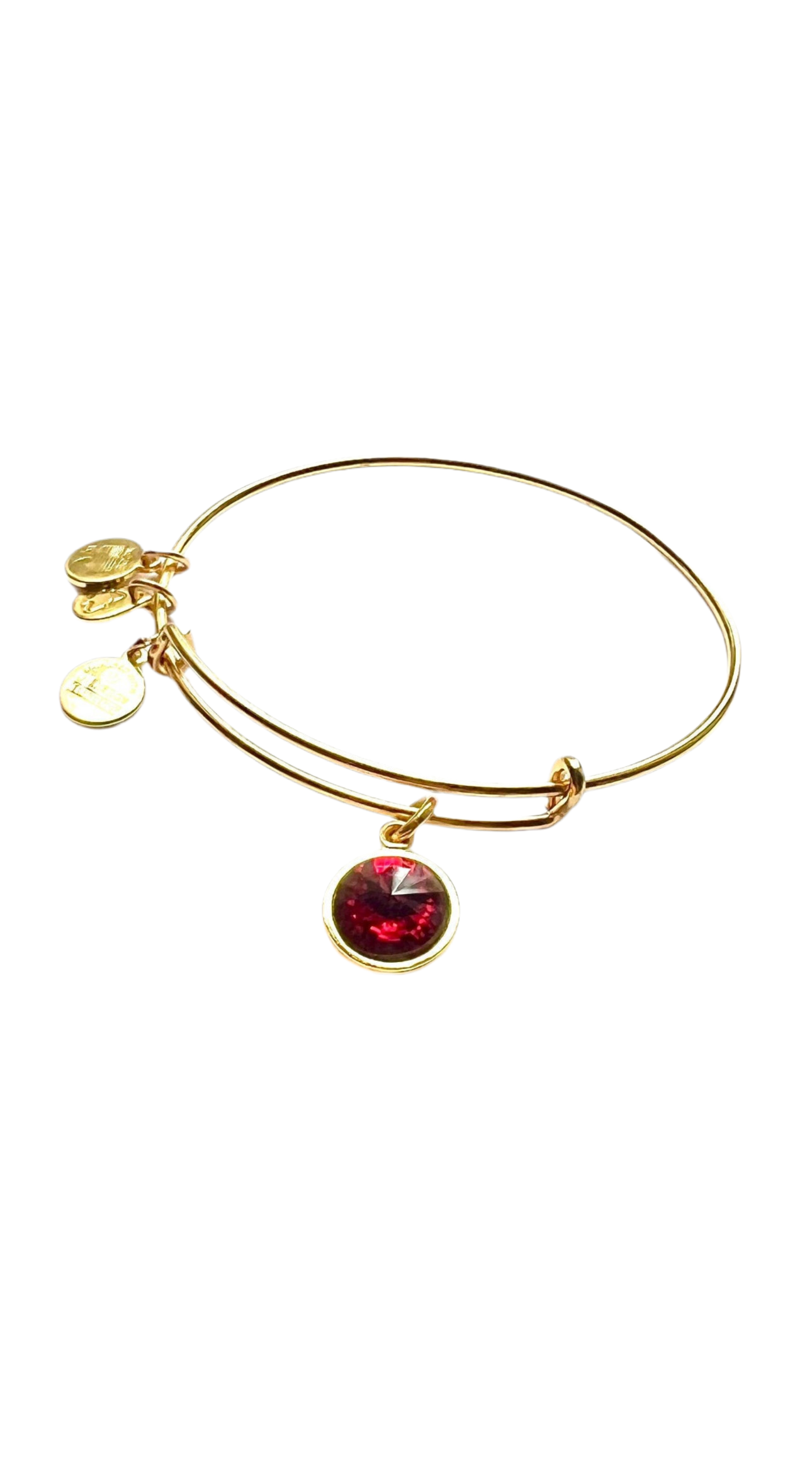 Alex and Ani - January PERSEVERANCE, Birthstone Swarovski Crystal Charm Bangle Bracelet