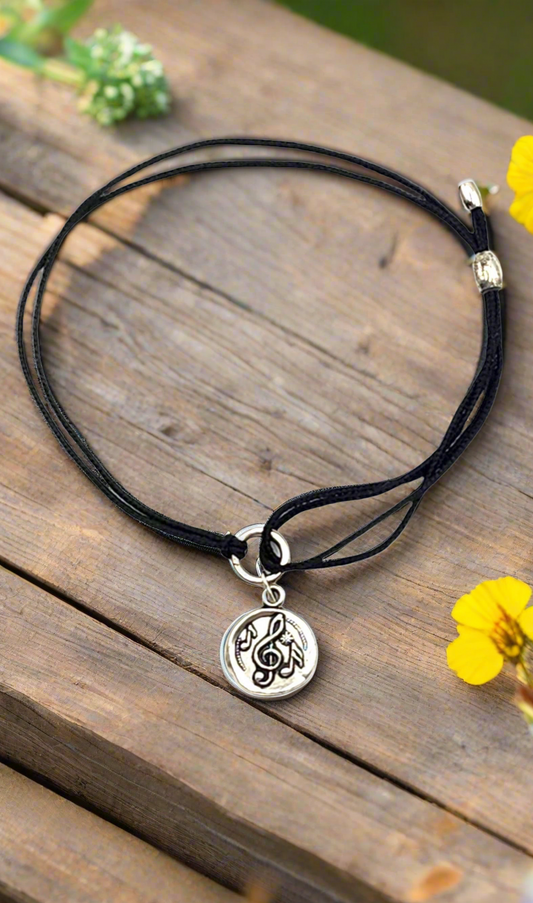 Alex and Ani - Music Note Charm Pull Kindred Cord Bracelet