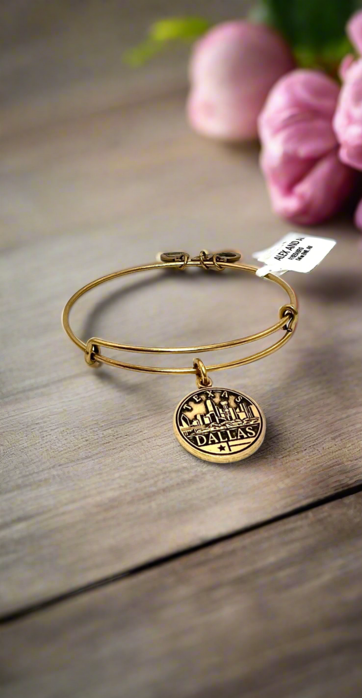 Alex and Ani - Dallas, Texas Charm Destination Bangle Bracelet