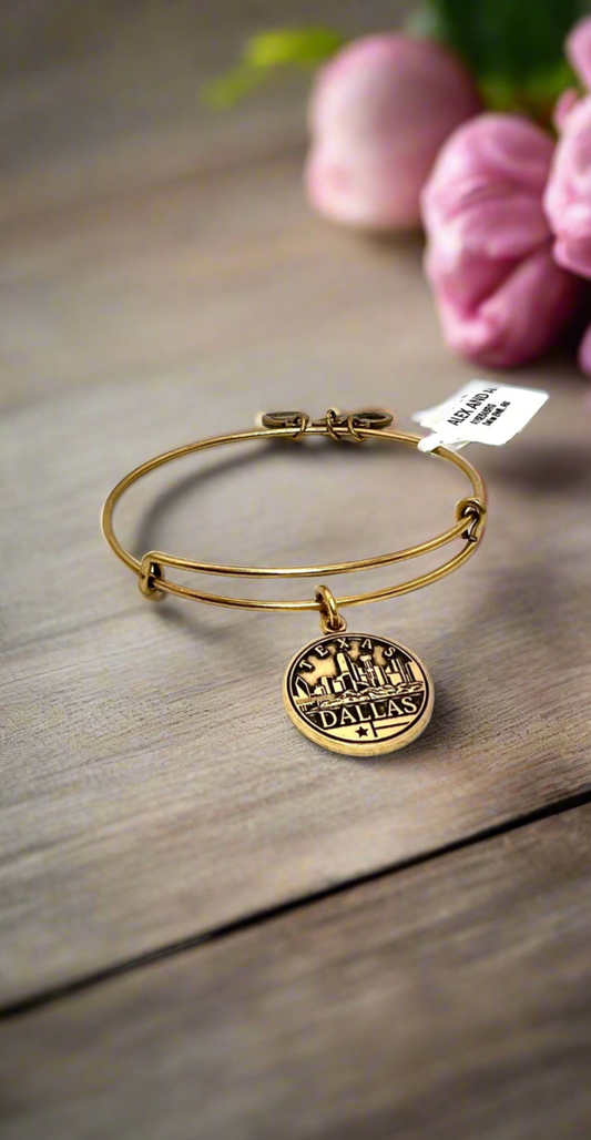 Alex and Ani - Dallas, Texas Charm Destination Bangle Bracelet
