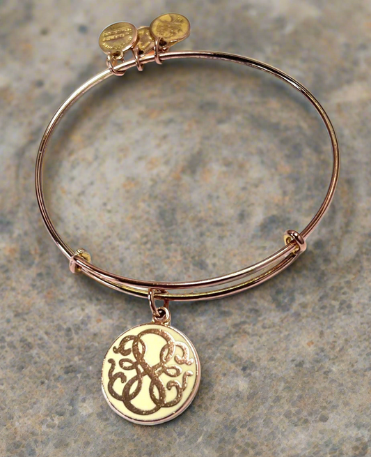 Alex and Ani - Path of Life Color Infusion Bangle Bracelet in Rafaelian Rose Gold®, Stackable & Adjustable, Collector’s Gift for her