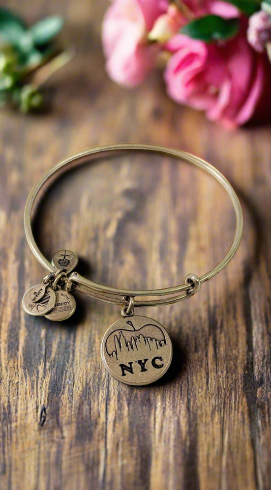 Alex and Ani - New York City Sky Line II Charm Bangle Bracelet