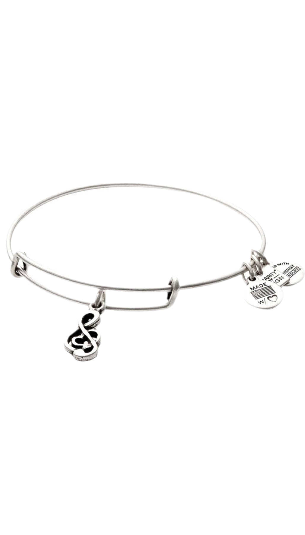 Alex and Ani - Sweet Melody Charm Bangle Bracelet, VH1 Save The Music Foundation, Charity By Design