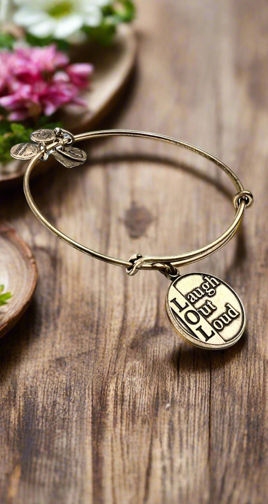 Alex and Ani - Laugh Out Loud Charm Bracelet Bangle, Charity By Design