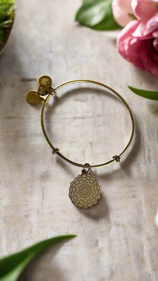 Alex and Ani - Crown Chakra Charm Bangle Bracelet