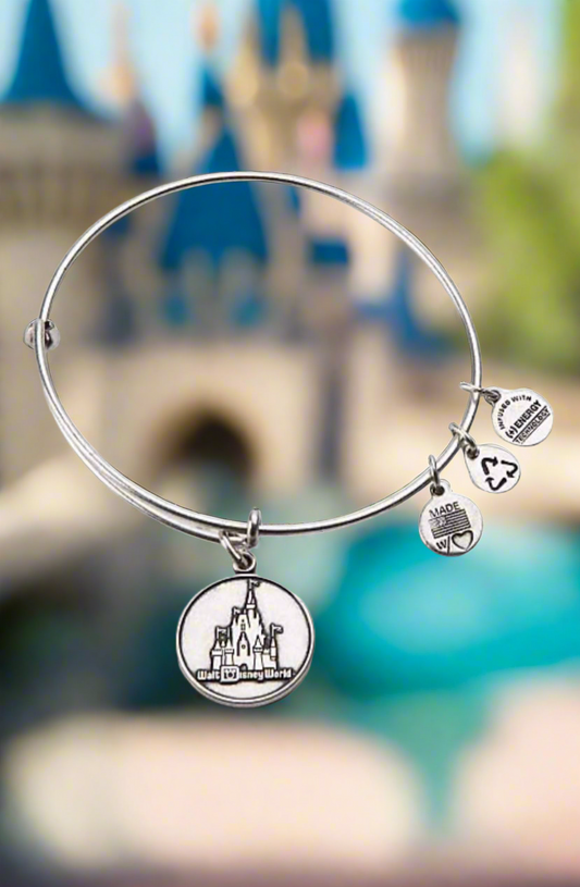 Alex and Ani - Disney Park Exclusive Charm Bracelet - Walt Disney World, Cinderella’s Castle
