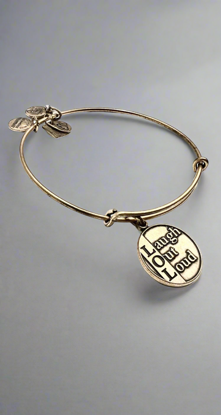 Alex and Ani - Laugh Out Loud Charm Bracelet Bangle, Charity By Design