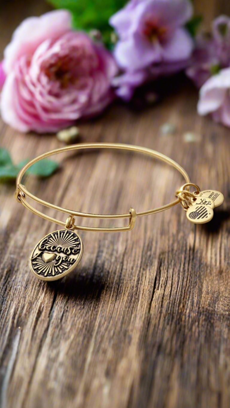 Alex and Ani - Because I Love You Charm Bangle Bracelet