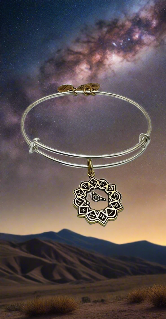 Alex and Ani - Cancer Star Constellation Charm Bangle Braceet - June 21 to July 22