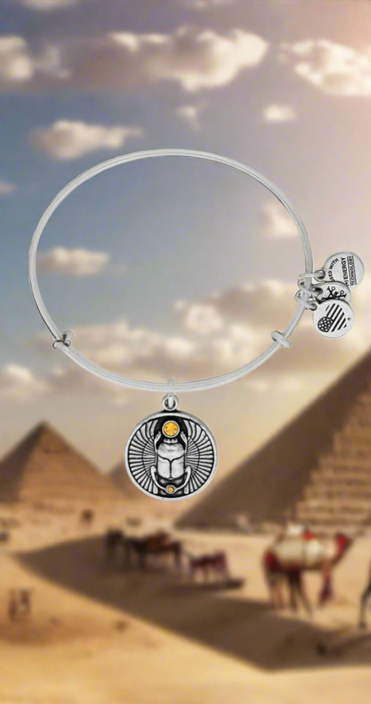 Alex and Ani - Scarab Bracelet Charm Bangle