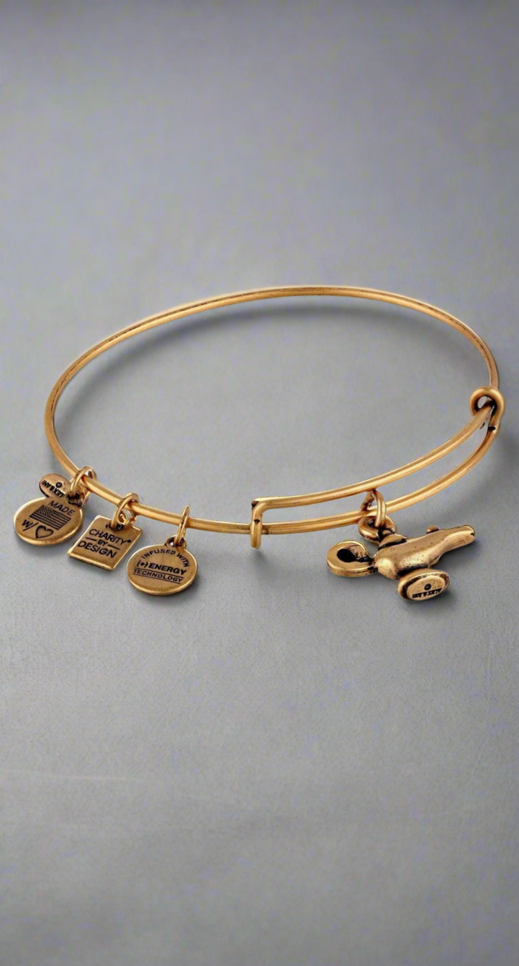 Alex and Ani - Genie Lamp, Lamp of Light Charm Bangle Bracelet