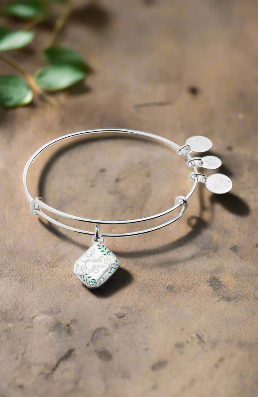 Alex and Ani - I Pick You Charm Bangle Bracelet