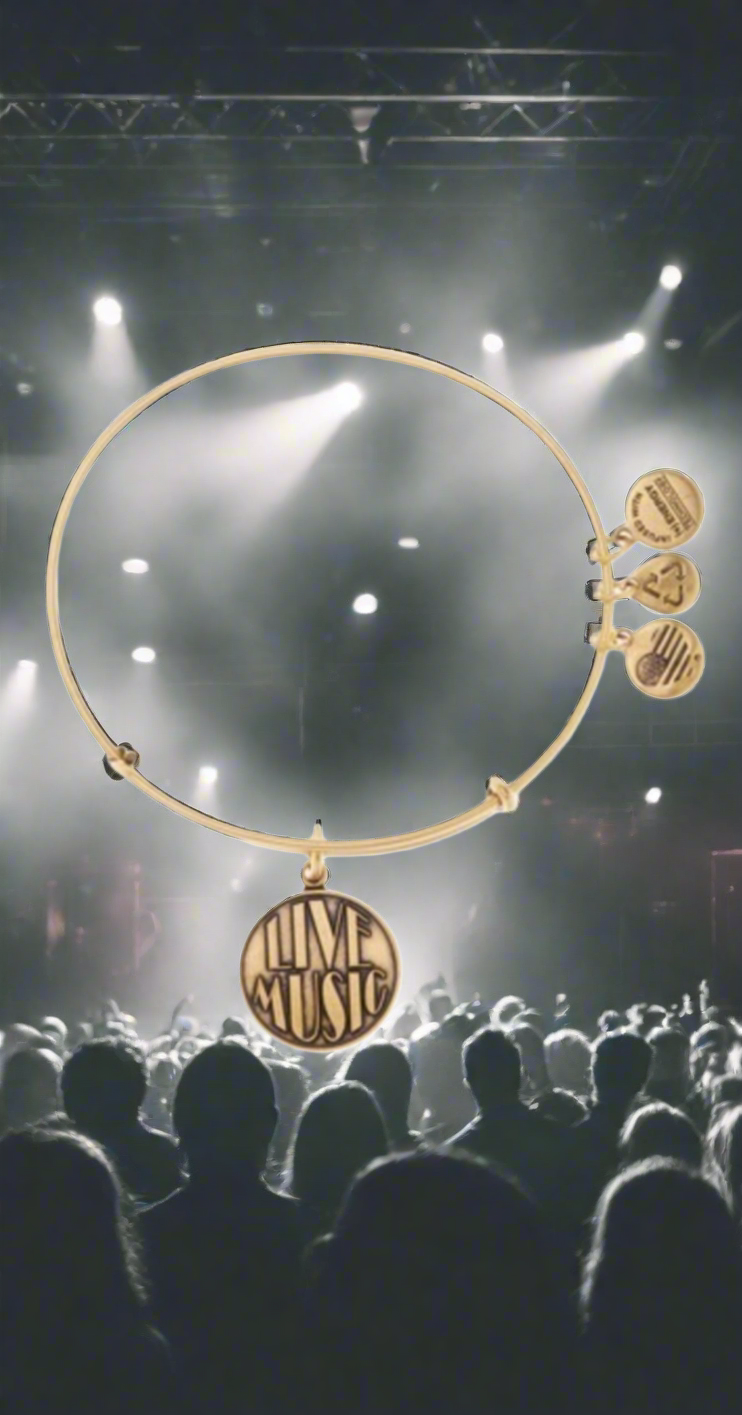 Alex and Ani - Live Music Charm Bracelet Bangle