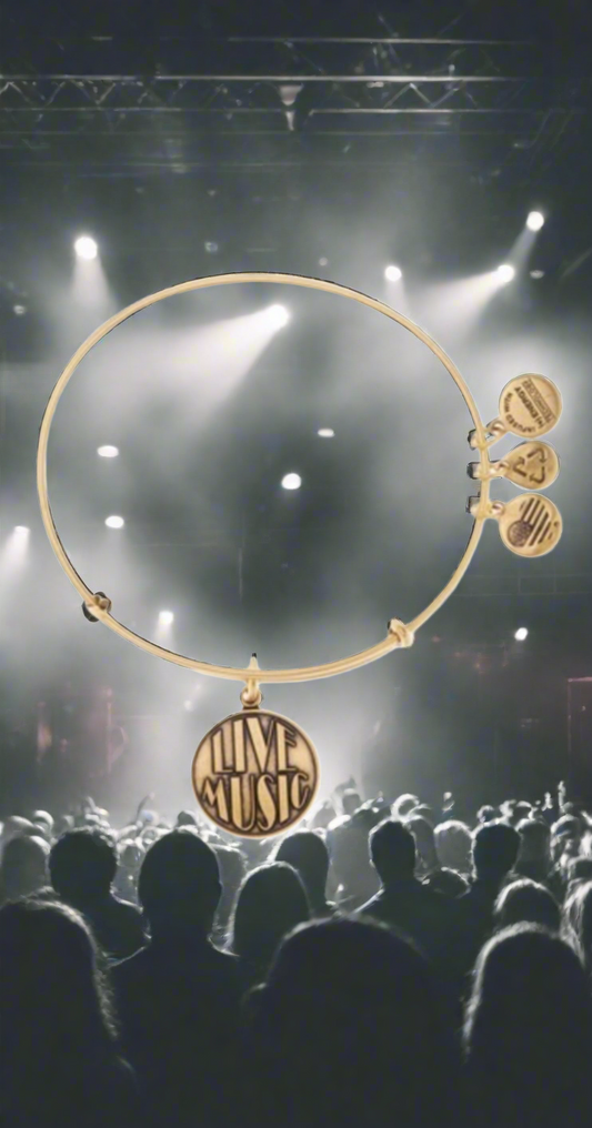 Alex and Ani - Live Music Charm Bracelet Bangle