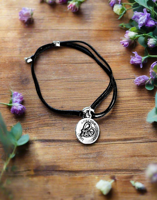 Alex and Ani - Love Charm Kindred Pull Cord Bracelet