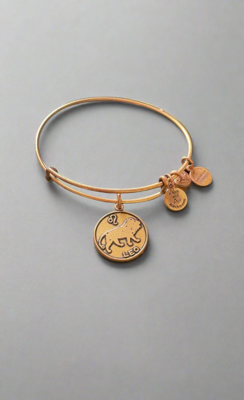 Alex and Ani - Leo Zodiac (7/23-8/22) Charm Retired, Bangle Bracelet