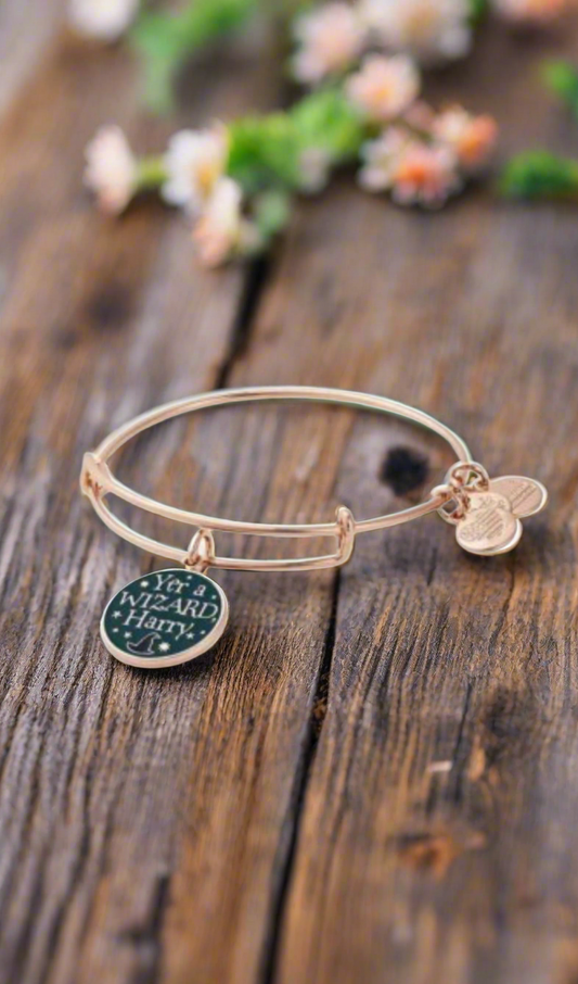 Alex and Ani - Yer a Wizard Harry Charm Bangle Bracelet